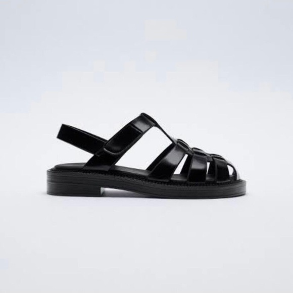 Zara Black Women's Sandals - Picture 2 of 15